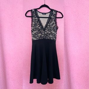 Eclipse black lace dress